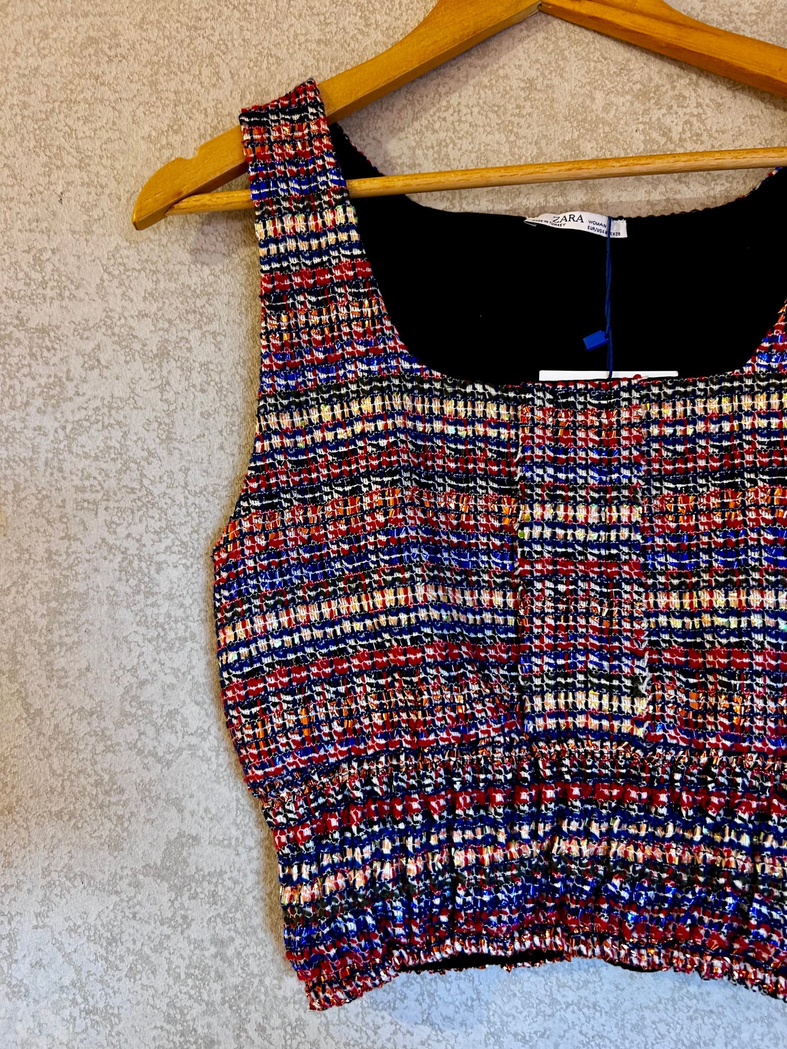 Zara Woven Top - Size M New