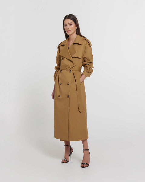 Kianna Trench Coat - Size XS Oversized New