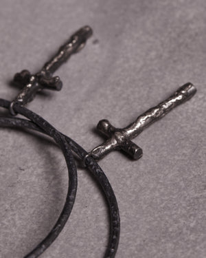 Lee Brennan Hoop + Oxidised