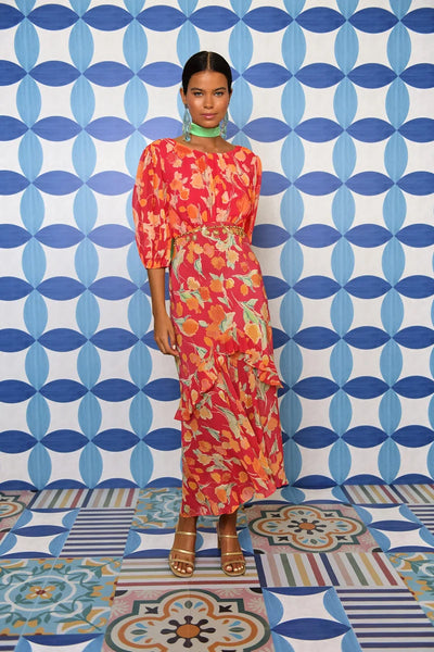 Rixo Silk Dress | Size XL