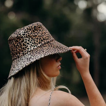 Mason Hat - Leopard Bucket Hat