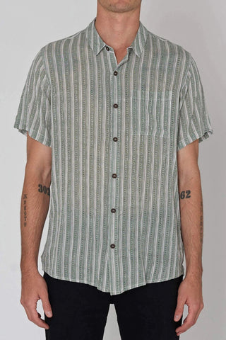 Rollas Bon Sun Stripe Shirt - Size M