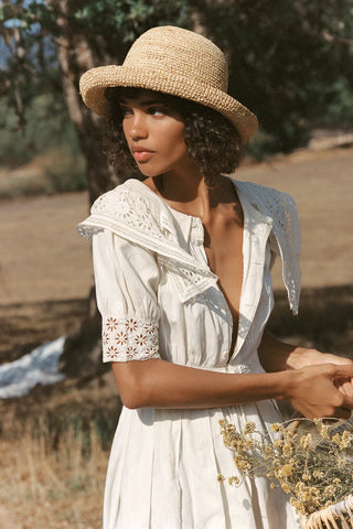 Lack Of Color Raffia Hat - Size S
