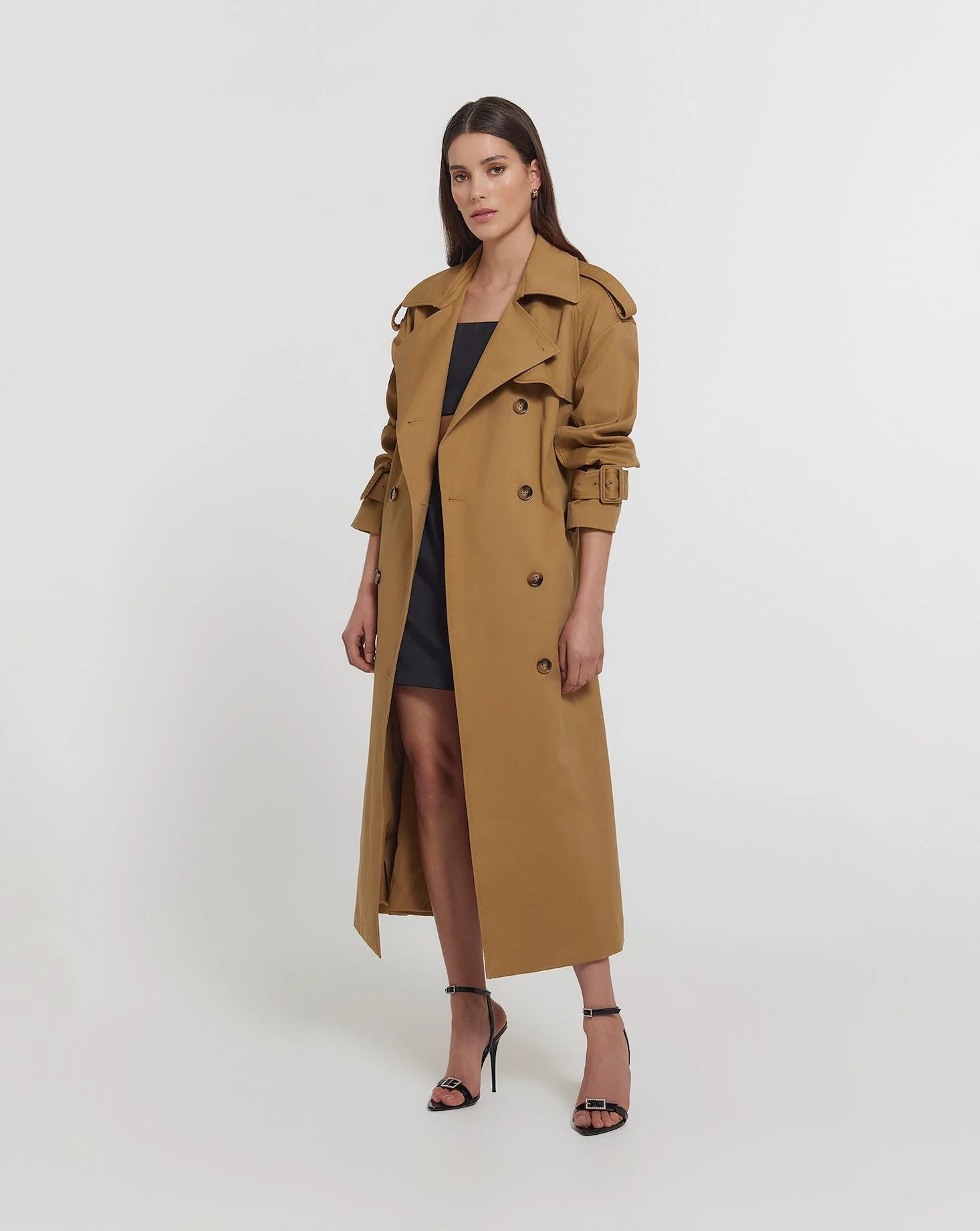 Kianna Trench Coat - Size XS Oversized New