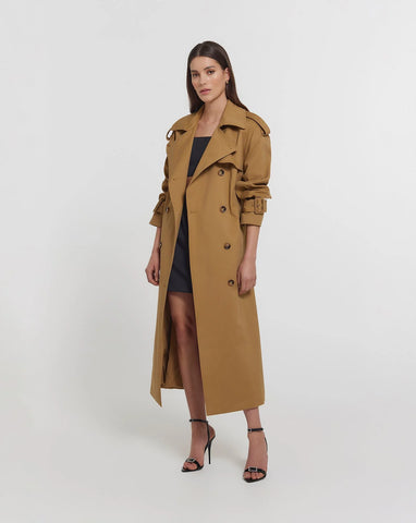 Kianna Trench Coat - Size XS Oversized New