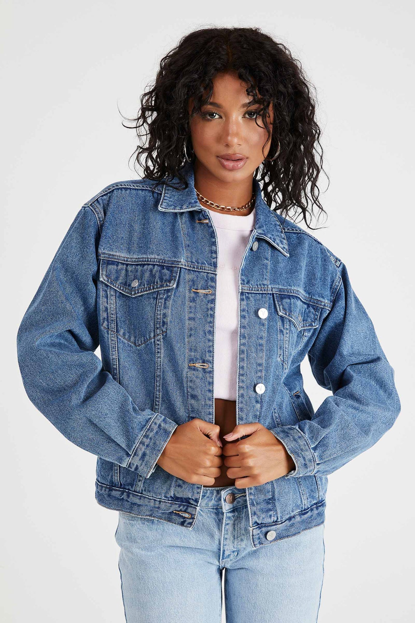 Abrand Denim Jacket - Size S