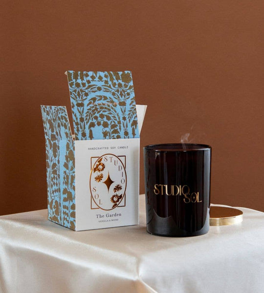 The Garden Candle | Vanilla + Wood