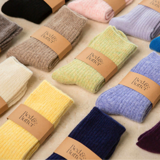 The Comfiest Socks - Buttercream - L/XL