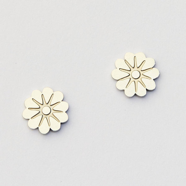 Olearia Studs - Silver