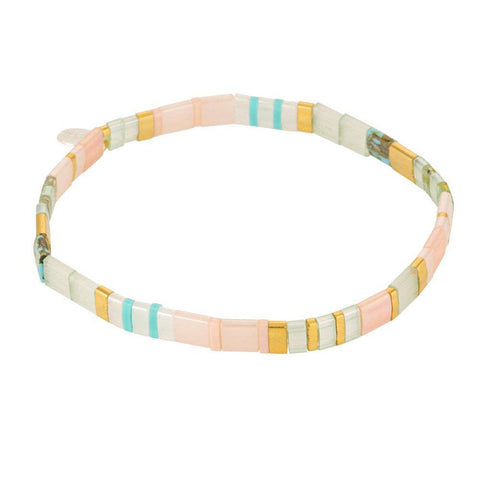 Mosaic Stacking Bracelet - Bubblegum