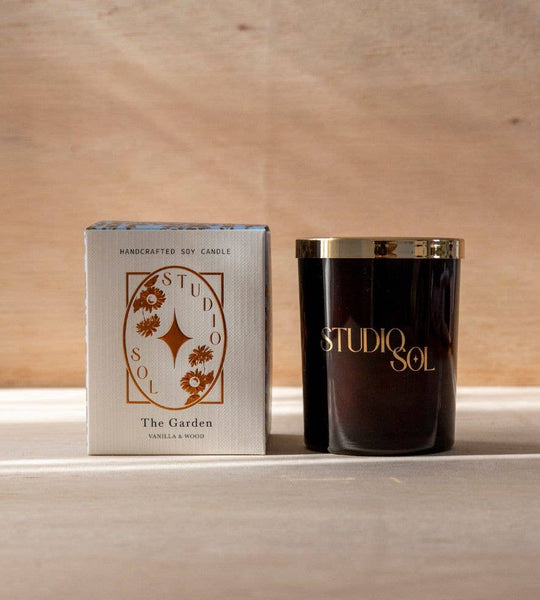 The Garden Candle | Vanilla + Wood