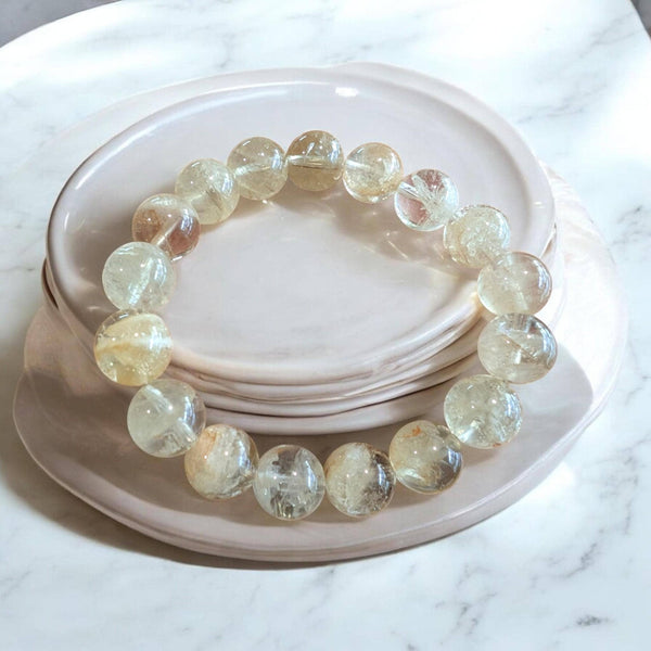 Golden Healer 12mm Crystal Bracelet