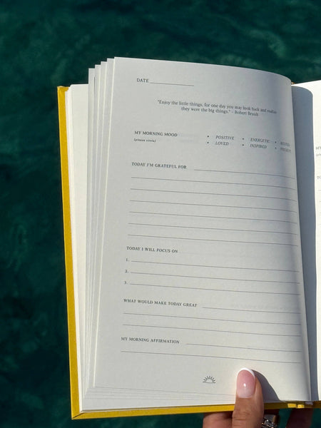 Summer Yellow Gratitude Journal