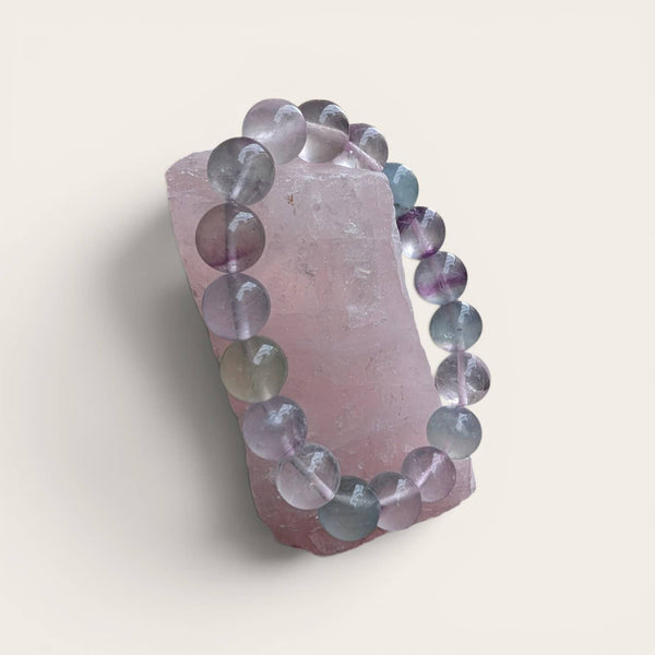 Fluorite Crystal Bracelet – 12mm