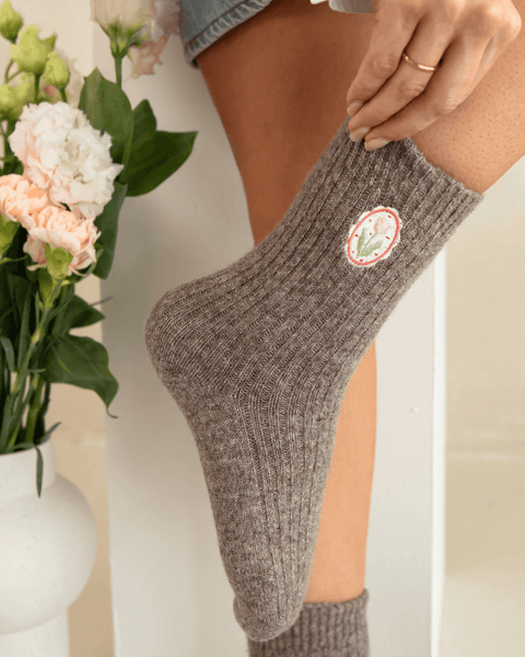 The Comfiest Socks - Flower - L/XL