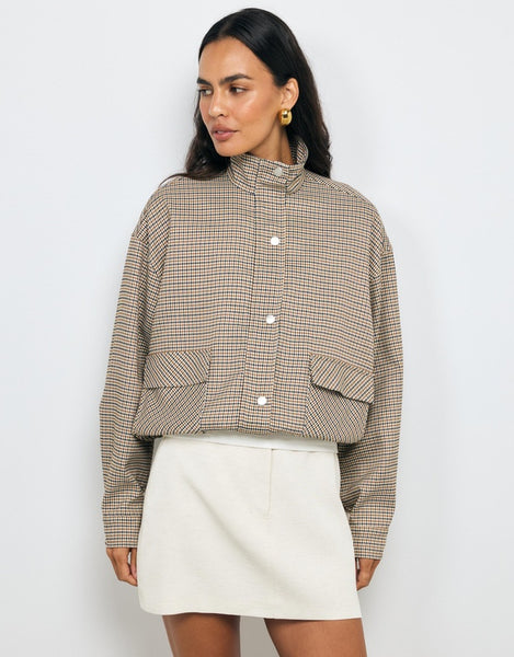 Aere Check Bomber - Size 10 New