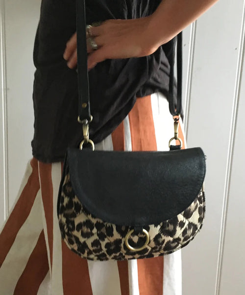 Guilty As Sin - 5 Way Bag - Leopard