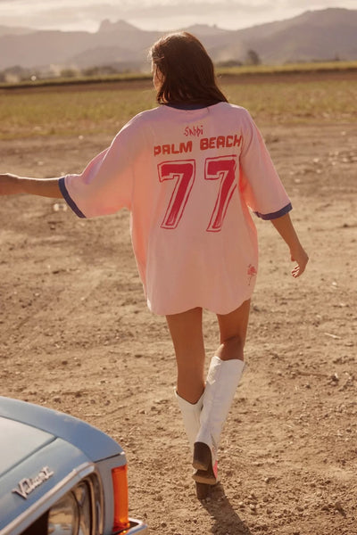 Sabbi The Got My Pink Back Flamingo Racing Tee - Size S