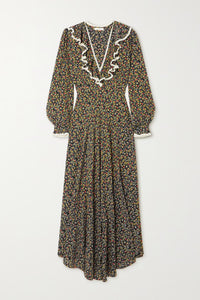 Doen Floral Maxi Dress - Size M