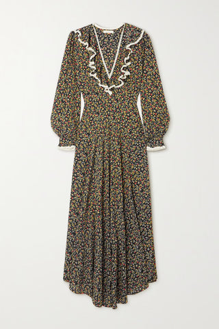 Doen Floral Maxi Dress - Size M