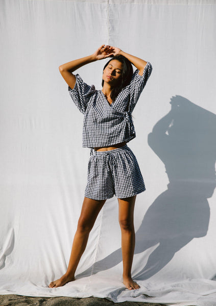 Bare road Ella Wrap Top - Size L New