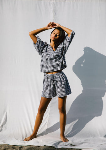 Bare road Ella Wrap Top - Size L New