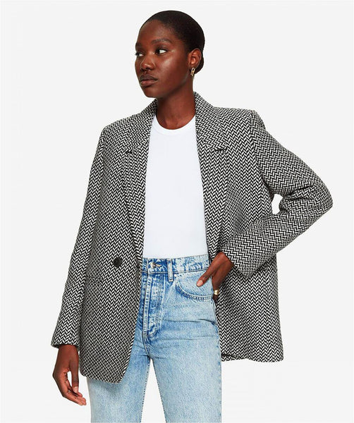Anine Bing Fishbone Blazer - Size S