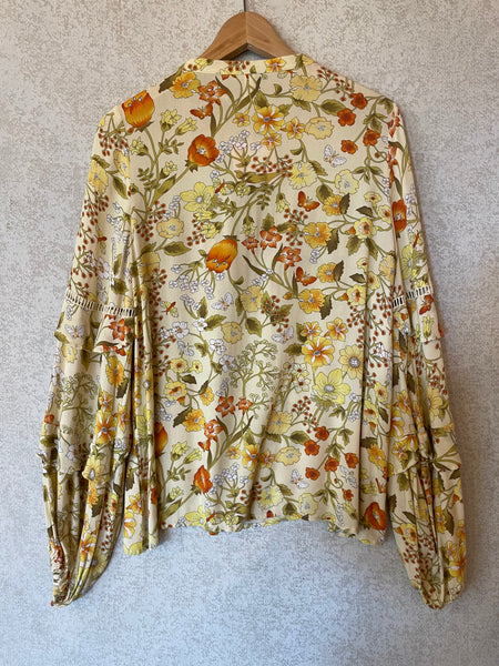 Spell Sayulita Sunflower Blouse - Size M