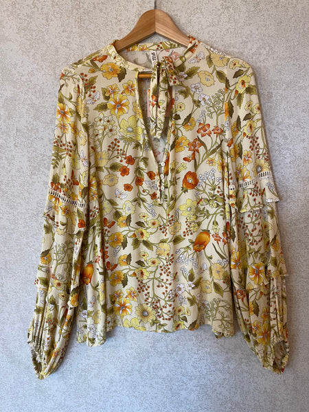 Spell Sayulita Sunflower Blouse - Size M